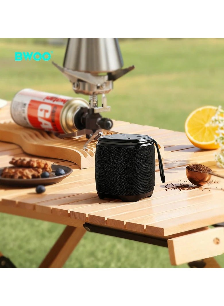 BWOO Portable Mini Wireless Speake Bt 5.3 Black - Image 4